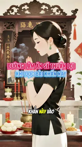 Vào mùng một hãy đọc bài khấn này để đường làm ăn trở nên thuận lợi #vankhangiatien #khanvai #tamlinh #khanvai #tailoc 