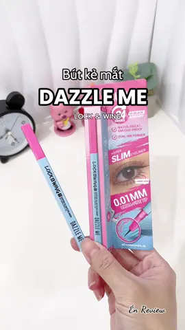 Bút kẻ mắt DAZZLE ME đầu kẻ s.iu mảnh, k lem trôi, dễ kẻ cho mấy bà mới tập makeup nè #dazzleme #butkemat #butkematlautroi #beauty #makeup 