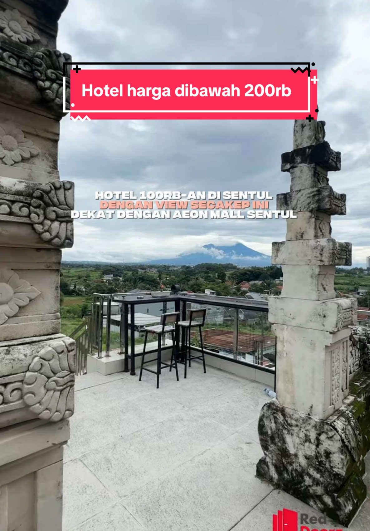 Kalau kalian cari penginapan harga dibawah 200rb, hotel ini cocok banget, dekat dengan aeon mall Sentul City #fyp #reddoorzindonesia   #bukasemuapintu #reddoorz #redtravelers 