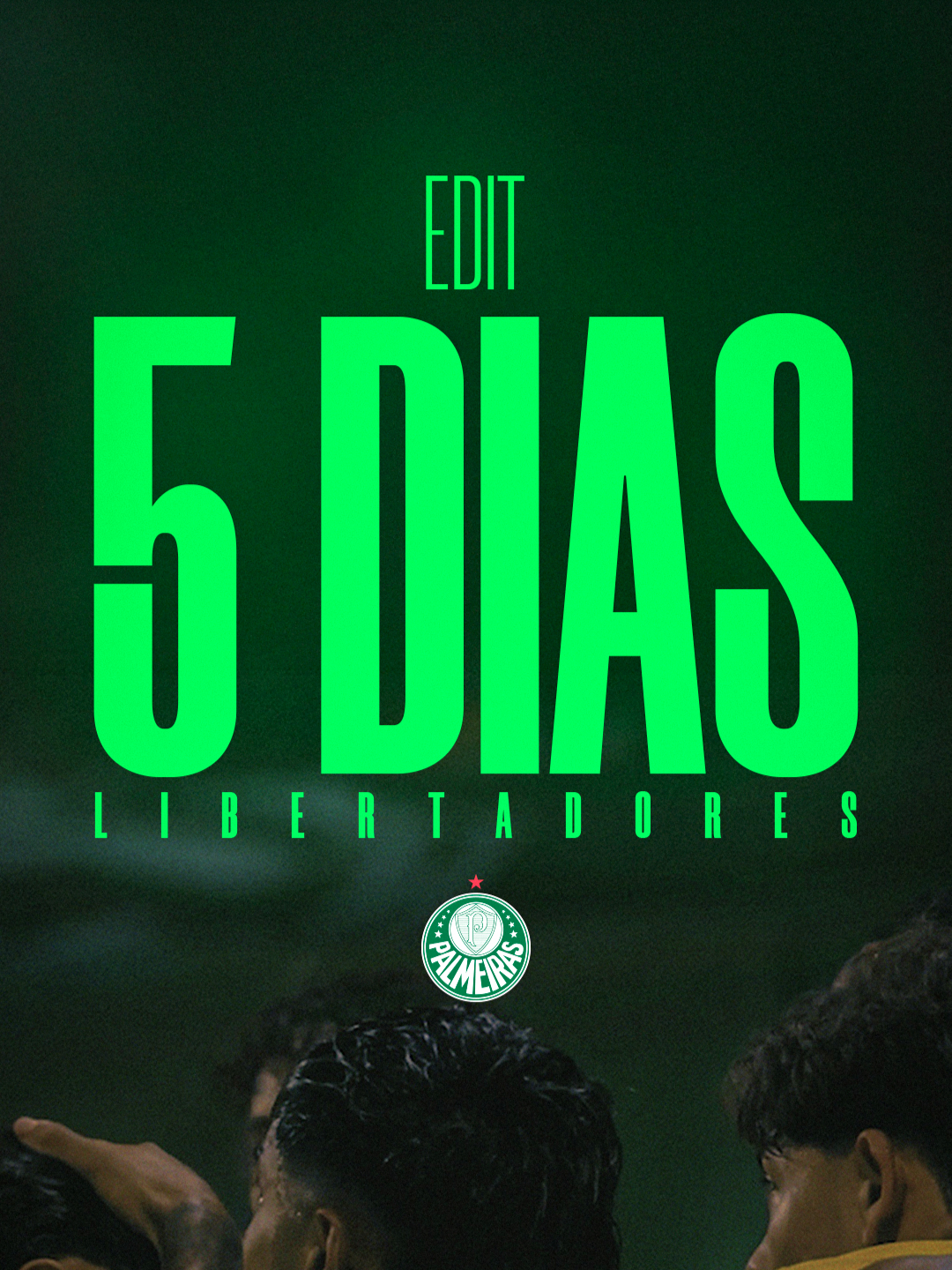 A batalha final está chegando! ⏳🔥 Faltam 5️⃣ dias para a grande decisão da CONMEBOL Libertadores! Vamos juntos em busca da #GlóriaEterna! 🐷🏆 #Palmeiras #TikTokEsportes #Edit 