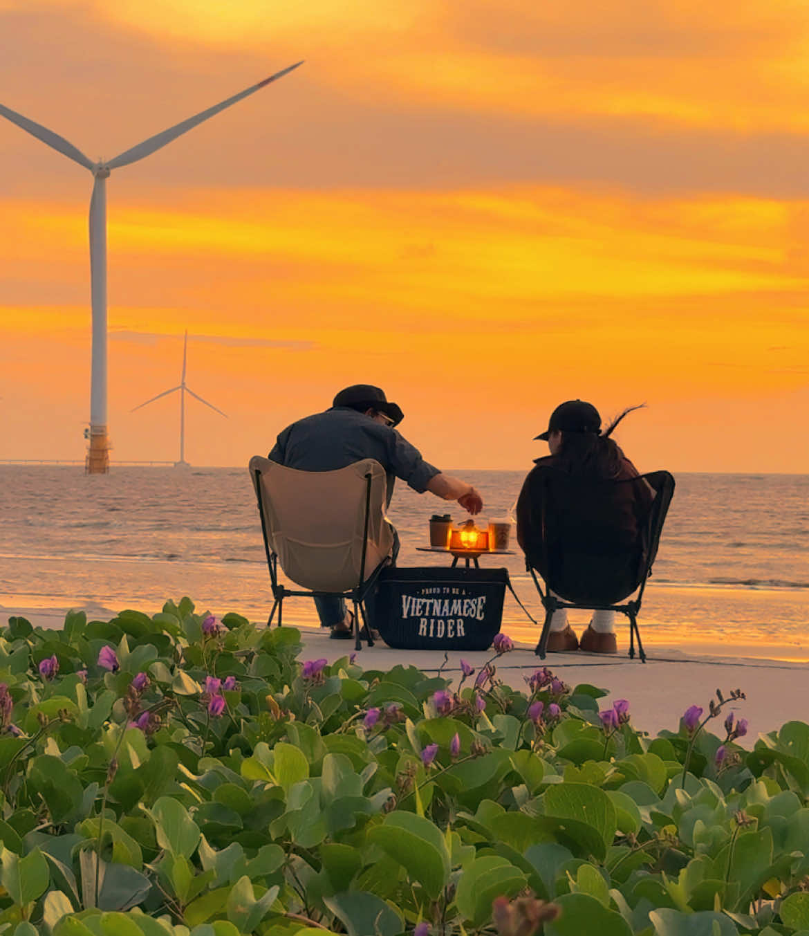 Anh em chúng tui chill mùa gió #afuscoffee #binhyen #chill #bienbadongtravinh 