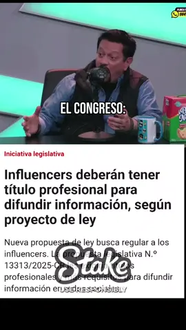 el congreso pide a influencer tener título profesional para difundir información  #HablaGood #Curwen #congresoperu 