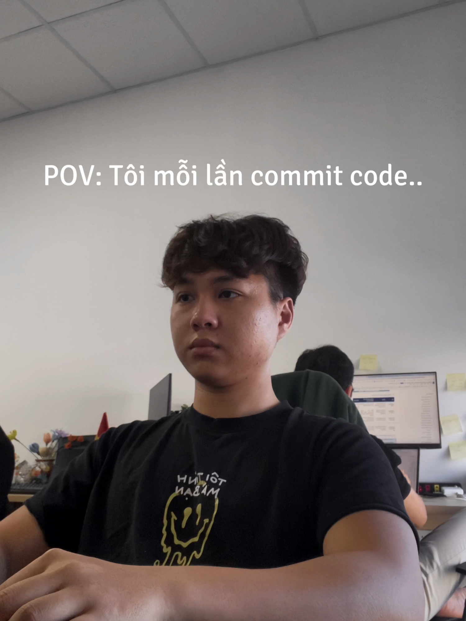 Anh em thường commit gì thế ?=))) #code #it #devops #pov #fyp #softwareengineer