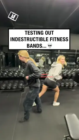 Testing resistance bands is ALWAYS a trap 😂💀 👉 Follow for more gym fails. #gymhumor #gymfail #fyp #viralvideo #funnyfitness 