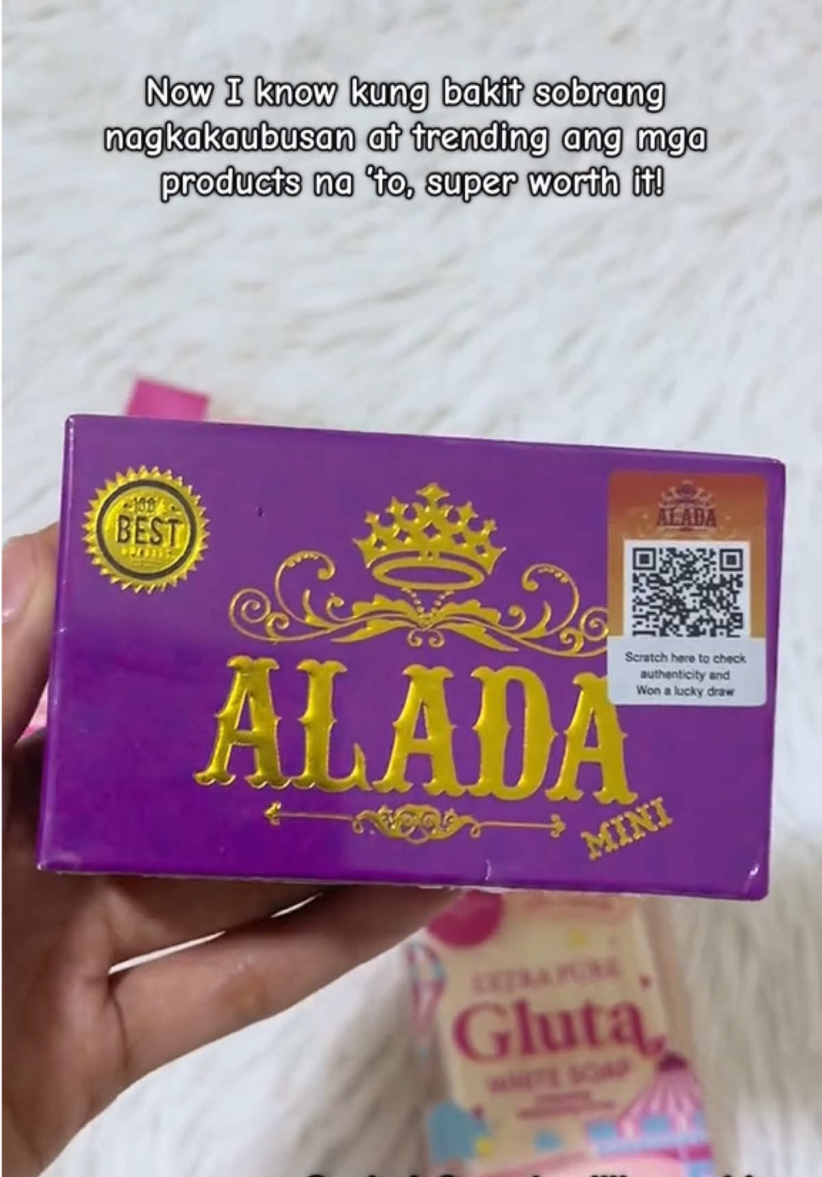 Reveal Your Glow with Alada Soap & Extra Pure Gluta White Soap!  Brighten, smoothen, and nourish your skin with every wash. Get that fresh, radiant, and confidence-boosting glow you deserve! 💖🧼 #AladaSoap #GlutaWhiteSoap  #FreshGlow #RadiantSkin   