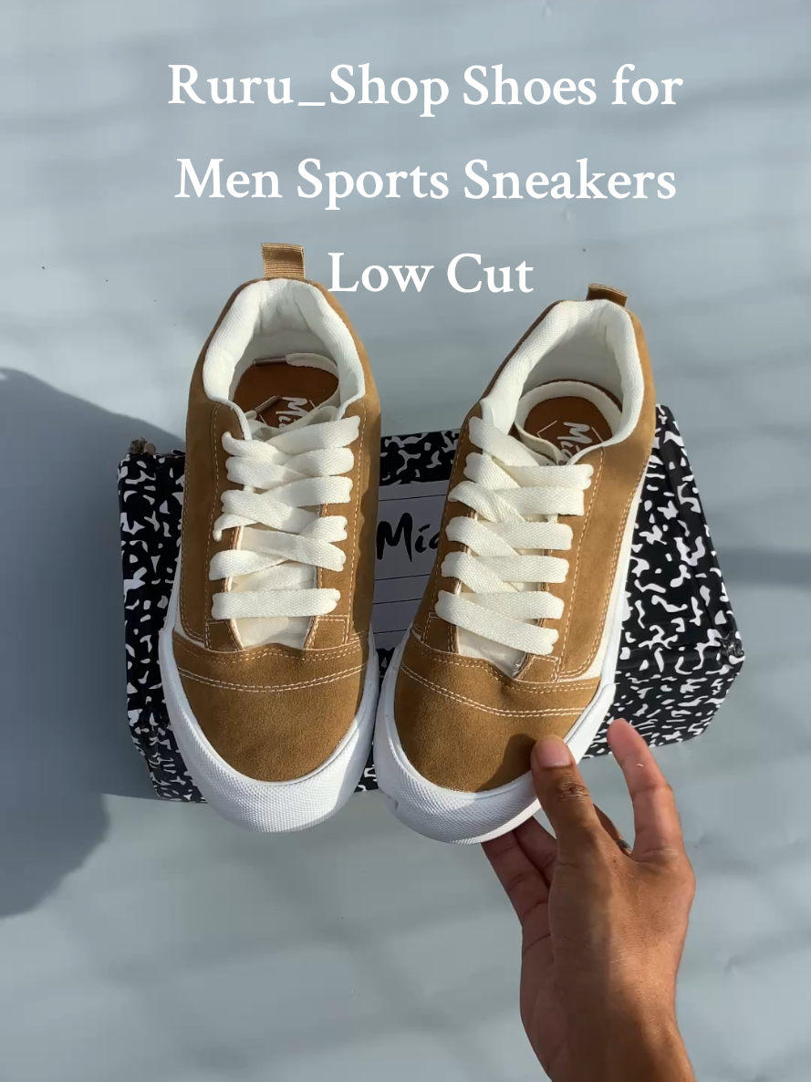 Ruru_Shop Shoes for Men Sports Sneakers Low Cut Bread Shoes Lightweight Footwear #shoesrecommendation #rurushopshoes #affiliatemarketing #sneakerhead #TikTokShop 