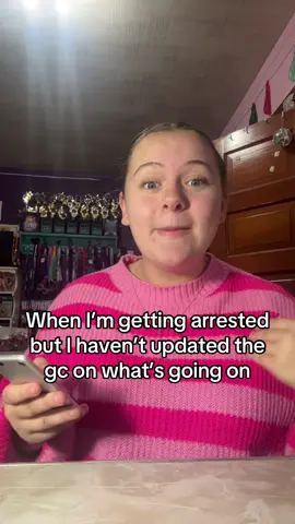 Gotta let them know #gc #groupchat #arrested #sheaclark #phonedown 