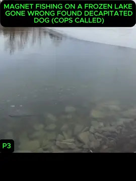 MAGNET FISHING on A FROZEN LAKE GONE WRONG FOUND DECAPITATED DOG (COPS CALLED)