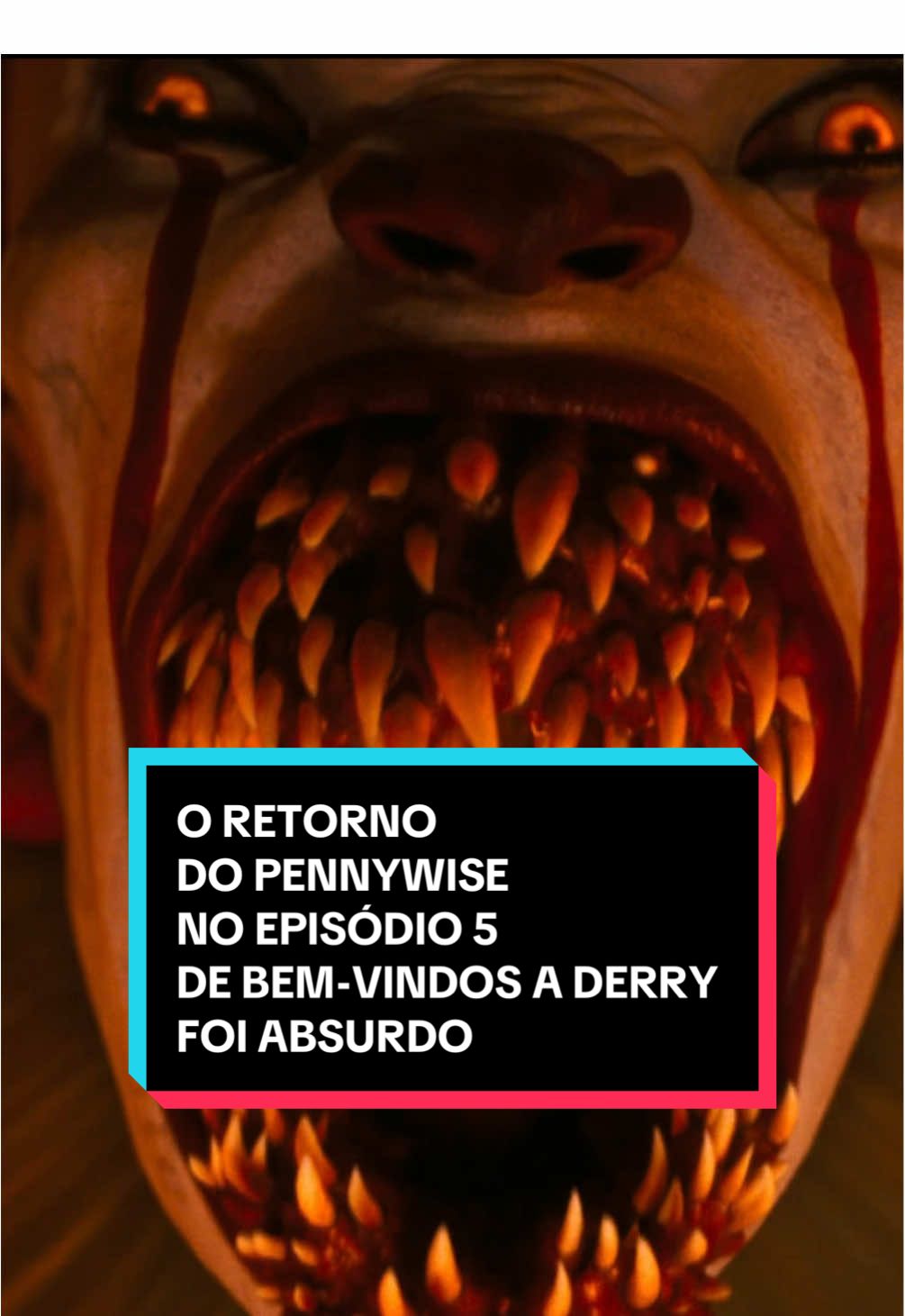 O retorno do Pennywise no episódio 5 de It: Bem-Vindos a Derry foi absurdo #it #welcometoderry #pennywise 