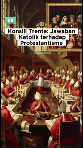 Konsili Trente adalah konsili ekumenis Gereja Katolik Roma yang diadakan di Trente, Italia, dari tahun 1545 hingga 1563, sebagai respons terhadap Reformasi Protestan. Tujuan utamanya adalah untuk menegaskan kembali doktrin Katolik, mengkritik gagasan Protestan, dan melakukan reformasi internal untuk memurnikan gereja dari praktik yang dianggap tidak benar. Konsili ini secara signifikan membentuk Kontra-Reformasi Katolik dan memperjelas ajaran Katolik dalam berbagai bidang seperti keselamatan jiwa, sakramen, dan Kitab Suci. #akukatolik #konsilitrente #imankatolik #gerejakatolik #omk 