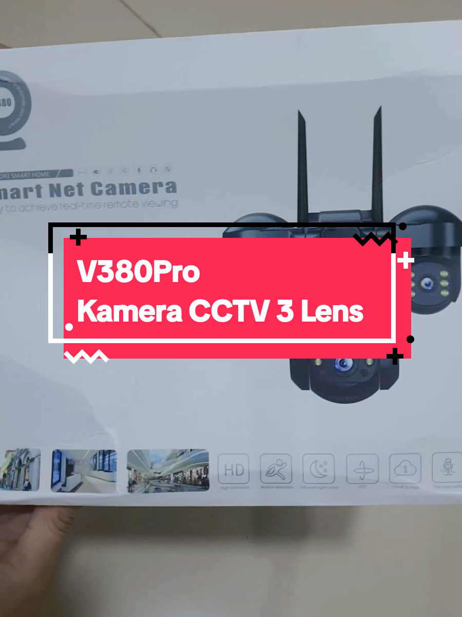 V380 Pro kamera CCTV 3 lensa 12MP, 10x zoom pemasangan dan pengoprasian yang mudah, pengoprasian jarak jauh, waterproof, dll. #cctv3lensav380pro #cctv3lensaoutdoorv380pro #v380procctvwifi #cctvv380pro3kamera #v380cctvoutdoor 
