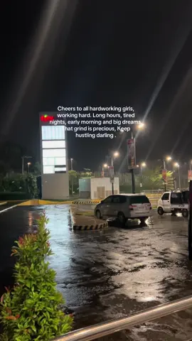 Cheers to all hardworking girls, working hard. Long hours, tired  nights, early morning and big dreams. That grind is precious, Keep  hustling darling .