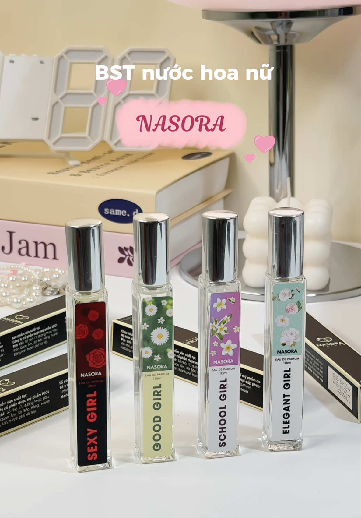 Mỗi ngày một vibe, mà ngày nào cũng thơm #nasora#nasochoathom #nuochoanu #nuochoa  #nuochoanassora 