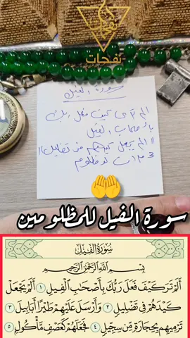 سورة الفيل للمظلومين  #سورة_الفيل #قرآن_كريم #دعاء 