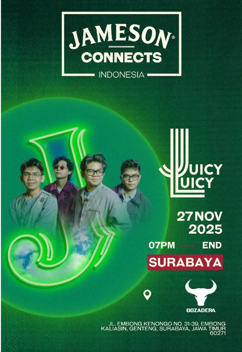 ‼️GIVEAWAY ALERT‼️ Juicy Luicy akan hadir di Gozadera — 27 November, mau tau gimana menangin giveawaynya..? Caranya gampang👇 1️⃣ Komen di postingan ini + mention 4 teman galaumu 2️⃣ Share konten ini ke media sosial kamu 3️⃣ Pastikan akun nggak di-private Pemenang akan dipilih secara acak dan dihubungi langsung oleh admin. Siapa tau kalian dan besti galau kalian yang beruntung kali ini, cuss getarkan sosmed mimin gengs🫶🏻💕‼️ #gozaderasurabaya #sharingiscaring #juicyluicy #infopartysurabaya 