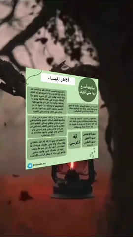 قالَ رسولُ اللَّهِ ﷺ: مَن قال إذا أمْسى ثلاثَ مَرَّاتٍ: أعوذُ بكَلِماتِ اللهِ التَّامَّاتِ مِن شَرِّ ما خَلَقَ، لم تَضُرَّه حُمَةٌ تلك اللَّيلةَ.#اللهم_صل_وسلم_وبارك_على_نبينا_محمد #أسعدكم_الله_وأسعد_جميع_أوقاتكم #الجزائر_تجمعنا #أنا_مع_بلادي #الجزائر🇩🇿_تونس🇹🇳_المغرب🇲🇦 