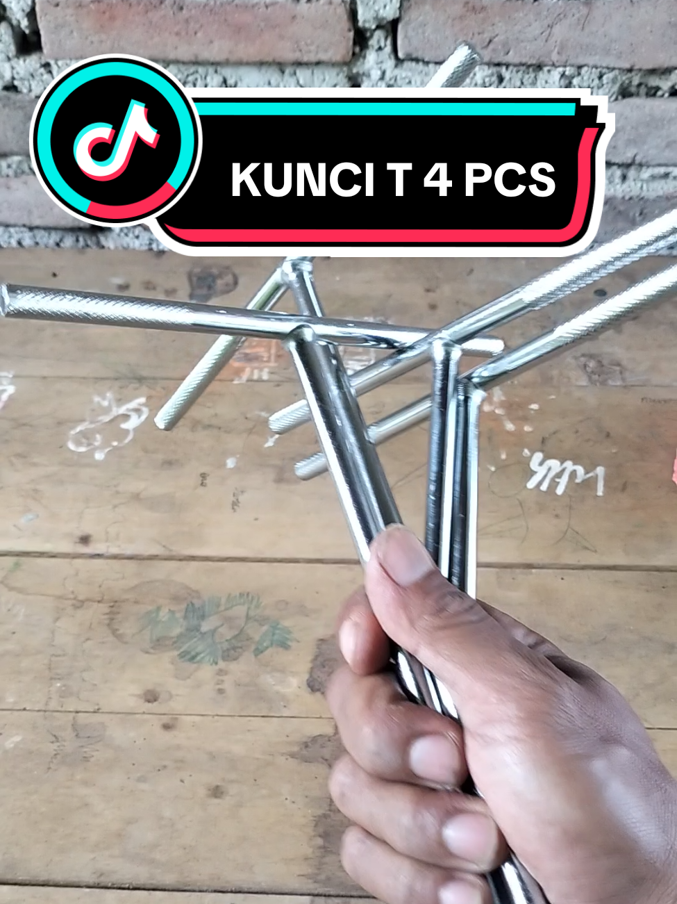Satu paket kunci T, 8,10,12,14 bahan beekualitas anti karat #kuncit #kuncitset #kuncimultifungsi #wibgajian #cuantanpabatas 