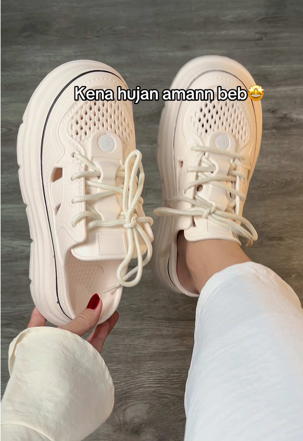 Sepatu sandal karet terbaru, dipakai ringan empuk anti licin ☺️