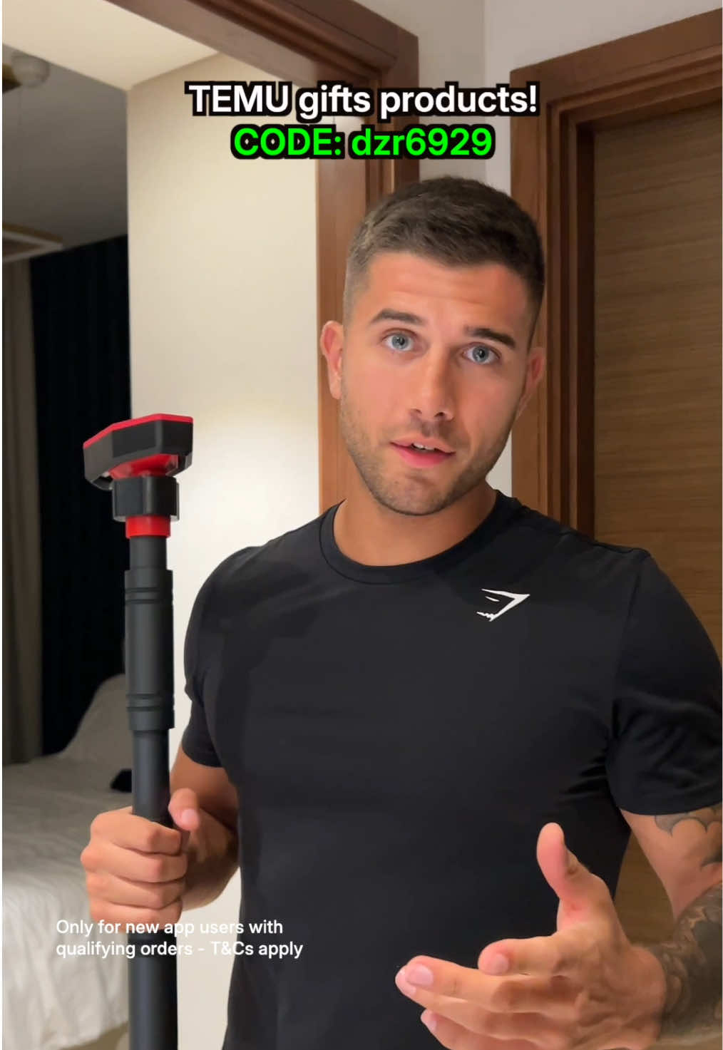 How to train your pull-ups anytime and get stronger 💪🏼 🔍 Search for the code dzr6929 in the Temu app  🎁 Attention new app users with qualifying order: Receive 3–10 gifts for €0 — T&Cs apply (includes Doorway Pull-Up Bar) FREE shipping and 90-day FREE returns! If you have previously placed an order, you can become a new user simply by creating a new account on a different device. #temu #temuhaul 