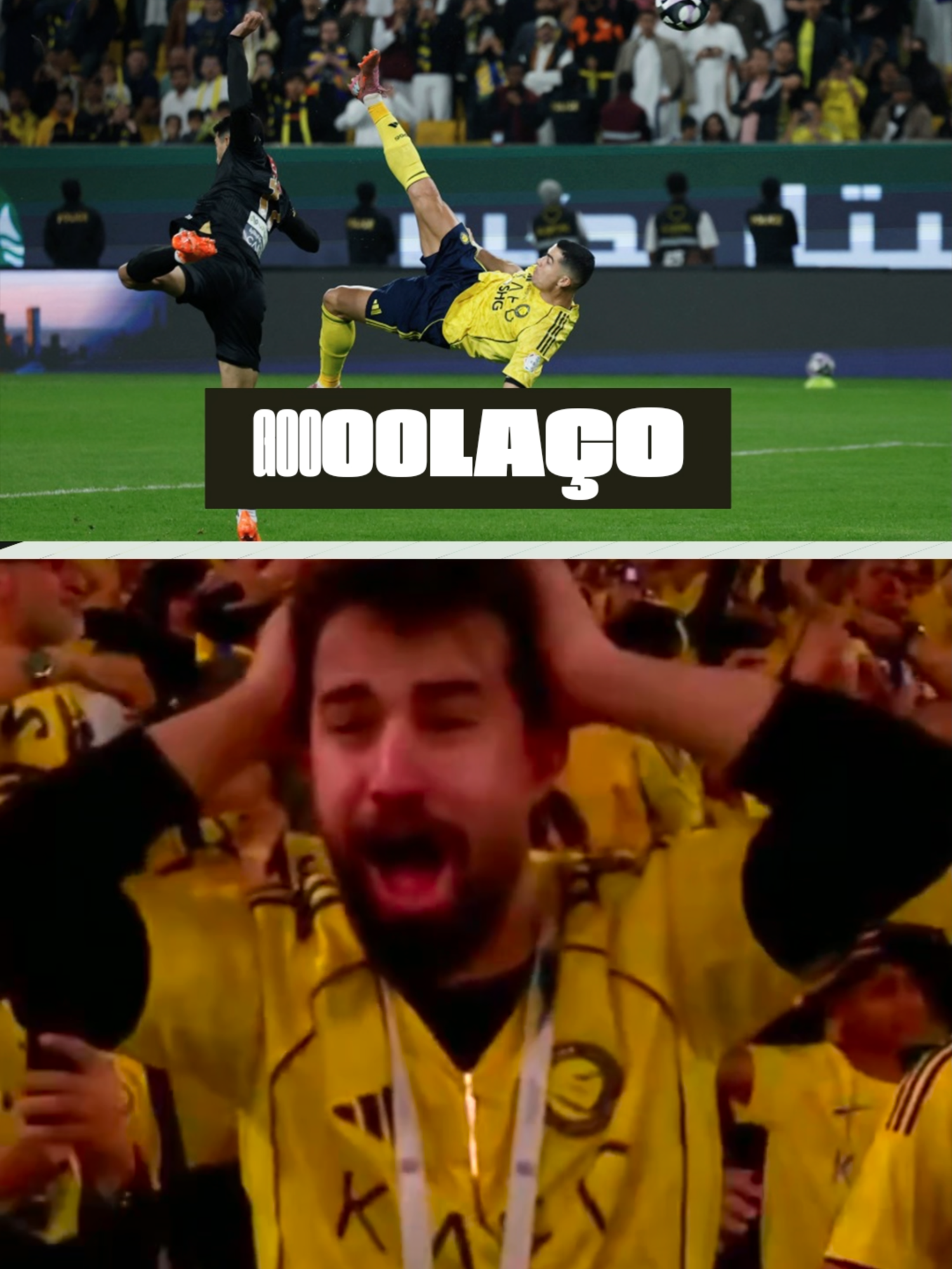 Cristiano Ronaldo marca um golaço e chega a marca de 954 gols na carreira 📷 #futebol #jogador #cr7 #cristianoronaldo