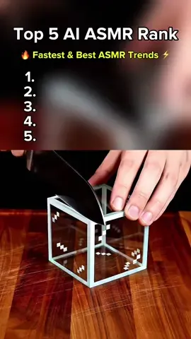 Top 5 AI ASMR Rank #ai #asmr #viralvideos #viralrankai #fyp 