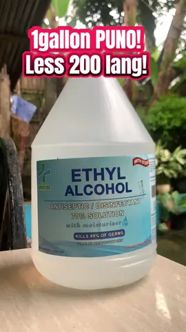 Isang gallon na alcohol PUNO! Grabe ang sulit less than 200 lang!! #dellcross #1gallonofalcohol #1gallonalcohol #dellcrossalcohol 