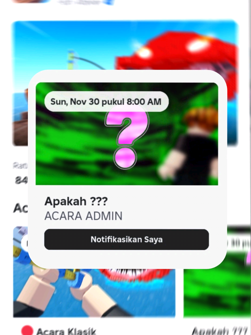 Update terbaru fish it!!Jangan kelewatan tanggal 30 November, Jam 8.00. Keluarin apa lagi ya si Talon. #roblox #robloxfyp #robloxgames #fishit #talonkikir 