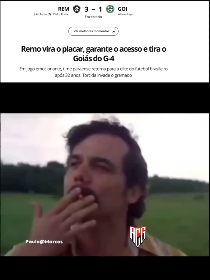 🤣🔥 FALOU TANTO QUE O MEU DRAGÃO NÃO IA SUBIR… 😏🐉 QUE IA PRA SÉRIE C… MAS E AGORA?? 😂💥  Os verdinhos falaram, falaram, falaram… 👉 “O Dragão vai cair!” 👉 “O Dragão não sobe!” 👉 “O Dragão vai pra Série C!”  E AGORA?? 😳💚❌  Porque o Dragão tá firme, tá vivo, tá gigante! 🐉🔥 E quem ficou na promessa foi eles, que juraram subir e… 👉 NÃO SUBIRAM pra Série A 2026! 😂😂🔥  Enquanto eles inventam história, 🐉❤️🖤 a gente segue sendo Atlético em qualquer fase, segue acreditando, segue apoiando, segue sendo a família rubro-negra mais fiel do Centro-Oeste!  No fim das contas… 😎🔥 QUEM ZOOU, VIU A VIDA DAR VOLTA.  ✍️🐉 TEXTO: PAULO MARCOS DRAGOLINO 🎬🔥 EDIÇÃO DE VÍDEO: PAULO MARCOS DRAGOLINO 🎨🔥 ARTE: PAULO MARCOS DRAGOLINO  #AquiÉDragão 🐉🔥 #GoiasNãoSubiu 💚❌ #CampineiroRaiz ❤️🖤