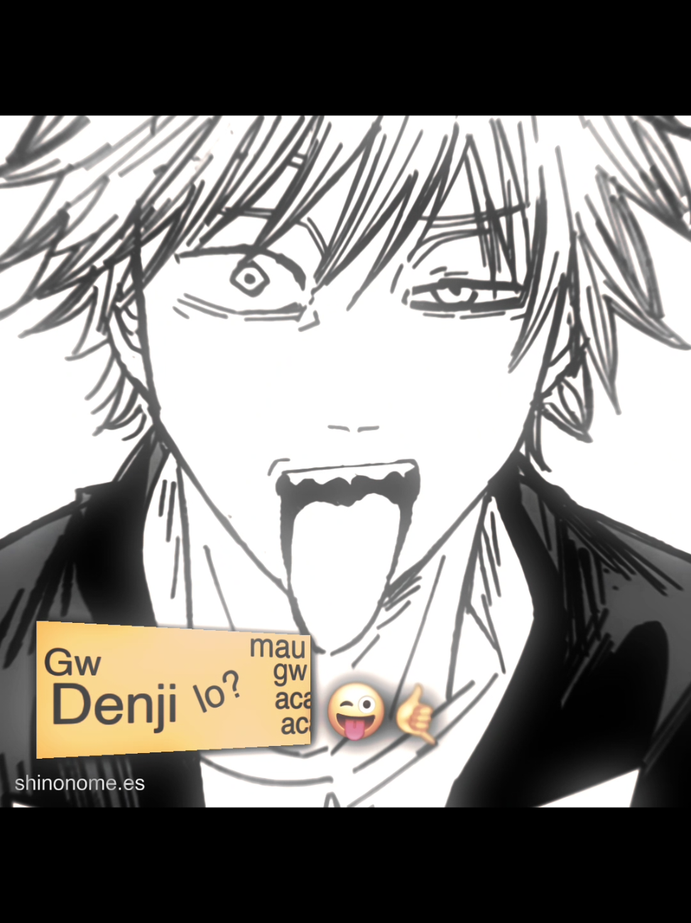 salken gw denji, mau gw acak acak lo😈 #chainsawman #mangaedit #transitions #fypシ #denji 