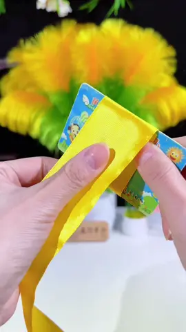 Làm bông cỏ lau bằng ruy băng #viralvideo #toptrending #toptrend #hoa #meohay 