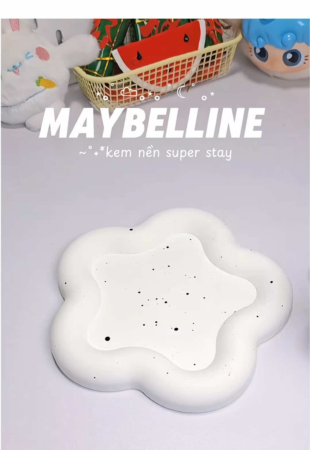 Một em kem nền bắt sáng của Maybelline đang làm mưa làm gió 💫 Mọi người đã thử chưa nè? ✨ #Maybelline #KemNenBatSang #makeupxinh 