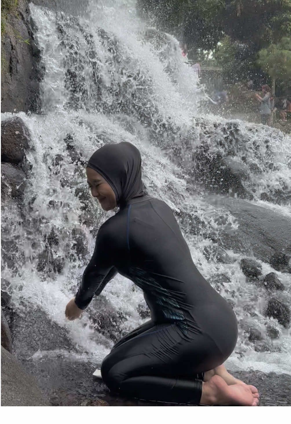 Skincare is the best self care #chalonese #facialwash #airterjun #curug #nature 