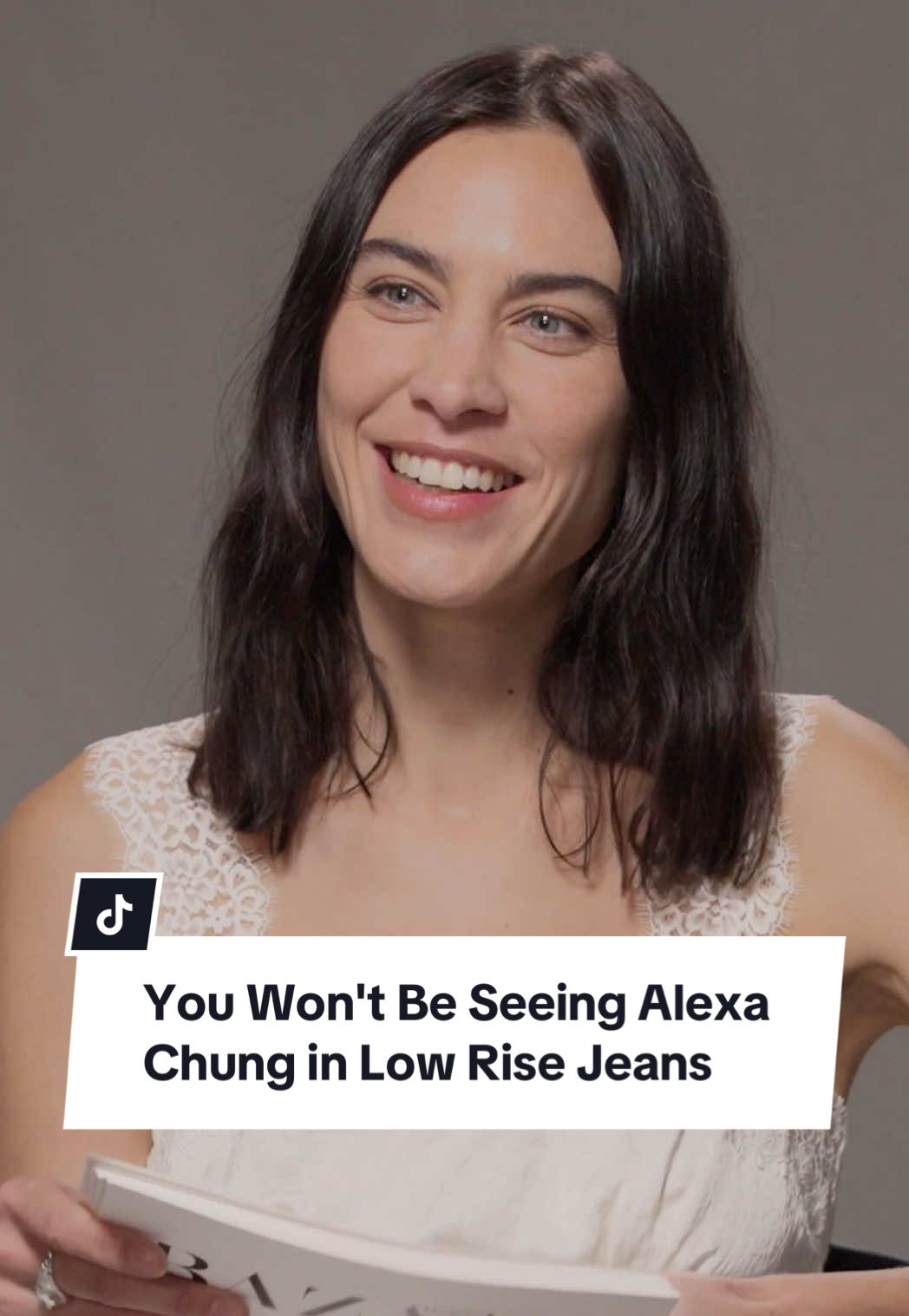 She loves it on #AddisonRae, but @Alexa Chung wouldn’t be caught dead on lowrise jeans or tracksuit pants. #AlexaChung #BurningQuestions