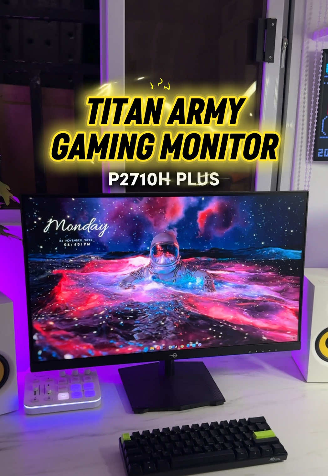 260Hz Gaming Monitor!!! 😱🔥 SWABEEE!! 🥶🥶 Gaming monito r240hz (native) 260hz overclock @Titan ArmyPH #titanarmy #titanarmyp271hplus #260hzgamingmonitor #verticalsetup #desksetup 