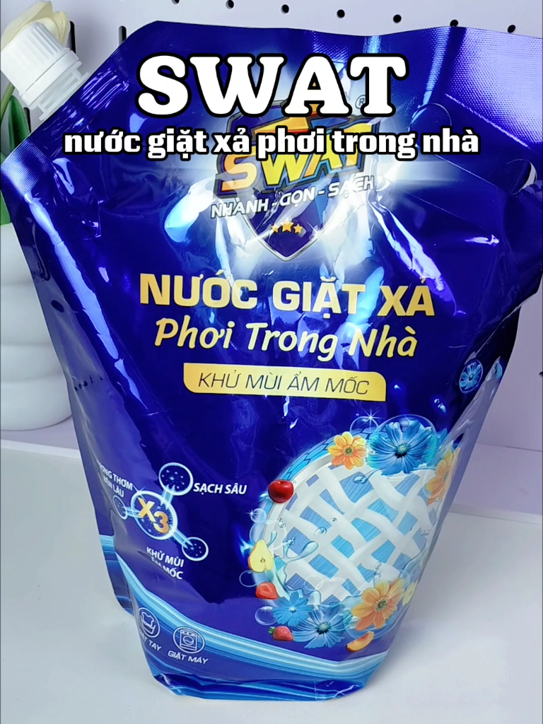 nước giặt xả trong nhà  #Swat #nuocgiatxa #72hthomlau #khonglohoiam 