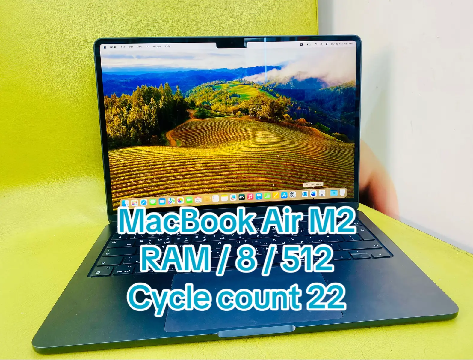 MacBook Air m2 box psc cycle count 22 neat clean condition #phonebookchallenge #appleproducts #phonebook #foryoupag #foryoupag 