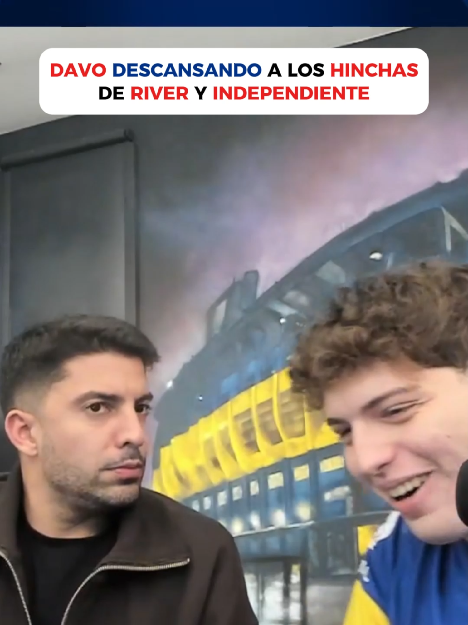 DAVO DESCANSANDO A LOS HINCHASDE RIVER Y INDEPENDIENTE - GGPICK #stream #davooxeneize #DAVO #GASTONEDUL #PUERRUL #riverplate #independiente