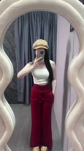 Quần ống rộng cạp cao nữ 🛒 #thoitrangnu #hotgirl #xuhuong #quansuongnu #xuhuongtiktok 