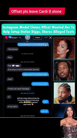 #CardiBOffset #StefonDiggsDrama #OffsetTextsLeak #CardiBDiggs #IGModelExposed                    Cardi B Offset Stefon Diggs scandal 2025 erupts! IG model Jordyn Gorr leaks wild texts claiming Offset begged her to 