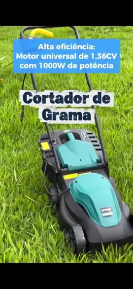 Chegou a hora de dar aquele upgrade no seu jardim! 🌱  Com o Cortador de Grama 1000W - 30L de Capacidade, você cuida do seu gramado com muito mais eficiência, conforto e praticidade. ✔ Motor potente de 1,36 CV   ✔ 3 níveis de altura de corte: 20mm á 60mm   ✔ Coletor com 30 litros de capacidade   ✔ Ideal para jardins residenciais e áreas de médio porte   ✔ Leve, fácil de manusear e com ótimo acabamento LINK NA BIO!! VITRINE SHOPEE  Transforme o visual do seu quintal com precisão e sem esforço! #CortadorDeGrama #JardimBemCuidado #GramaVerde #FerramentasDeJardinagem #ManutençãoDeJardim 