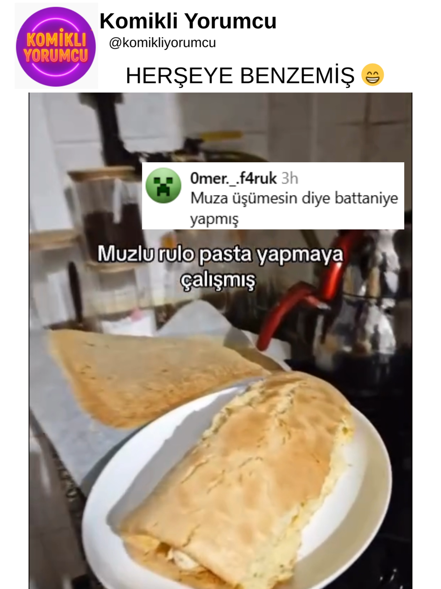MUZLU HATAY DÜRÜM :D  #komikyorumlar #eğlenceliakımlar #fyp #keşfet  ig:immelodiunlu