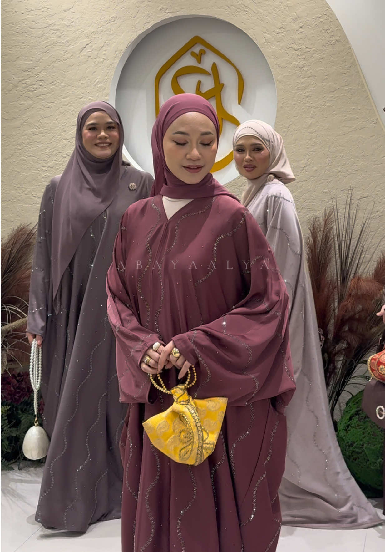 3 princesses in our new released, Aisha Abaya✨