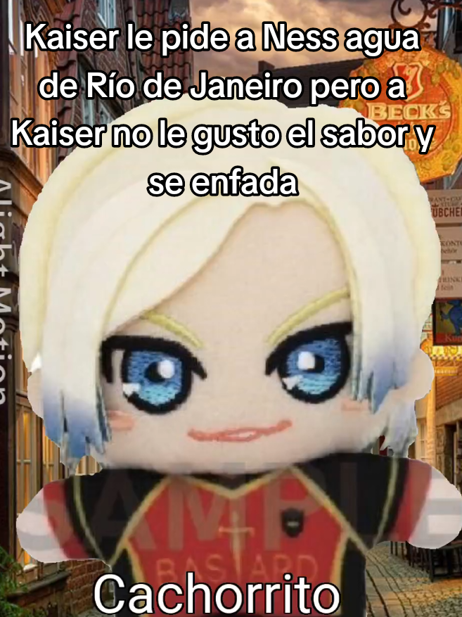 #bluelock Kaiser le pide Ness agua de Río de Janeiro pero a Kaiser no le gusto el sabor y se enfada con Ness 🥺 #michaelkaiser #historiasanimadas #humor #parati