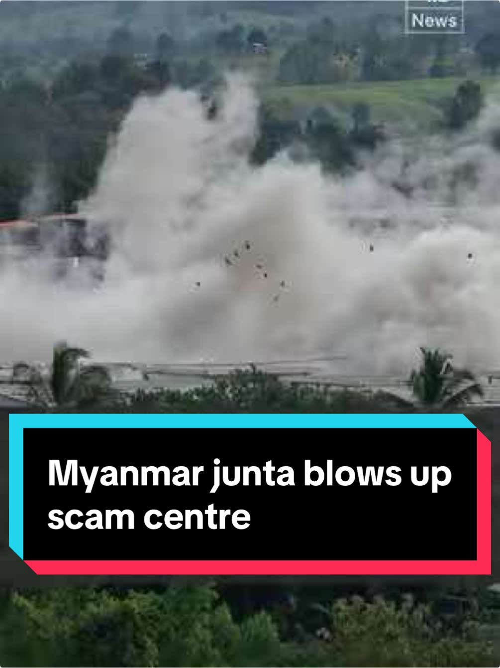 Myanmar's military has blown up a major scam centre and made arrests as the government continues to crack down on operations. Myanmar state media footage showed buildings being demolished with explosives and excavators as soldiers raided the area. Hundreds of foreign nationals, many believed to be trafficking victims forced into scam work, were detained and lined up on the roadside. Officials say the scam hubs are part of wider criminal networks generating billions of dollars a year through online scams. Some analysts dismiss the crackdown as whitewashing and say the military junta in Myanmar is responsible for facilitating the scam industry's growth. #Myanmar #Scam #Online #Junta #C4News