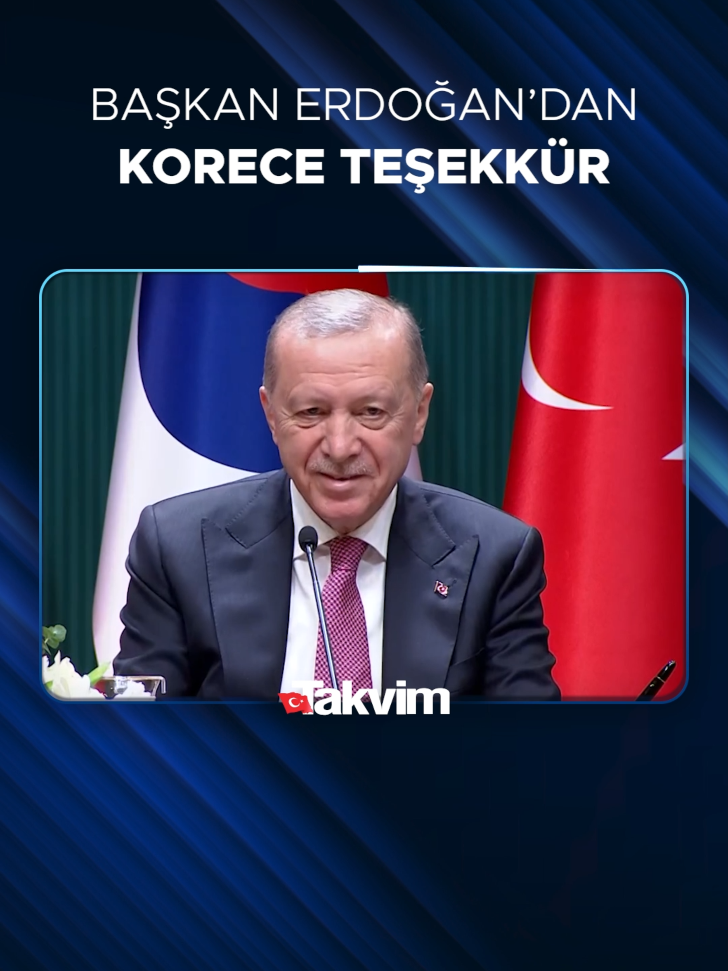 KÜLLİYE'DE JEST! 📌Başkan Recep Tayyip Erdoğan ortak basın toplantısında sözlerini Korece teşekkür ederek bitirdi. 👉Güney Kore Devlet Başkanı Lee ise Türkçe 
