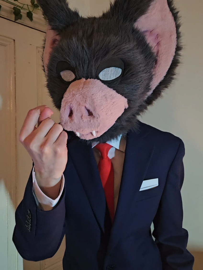 The deal of a lifetime❤️ #cosplay #dispatchcosplay #fursuit #dispatch #Sonar 