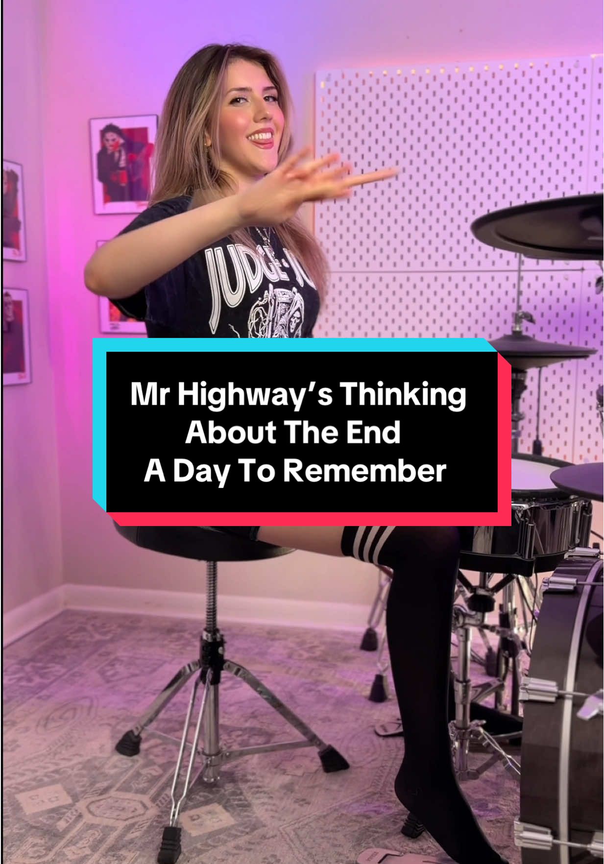 Last week was a tease lol here's the full breakdown as many requested lol Mr Highway's thinking about the end by @adtr  #adtr #drummer #metalhead 