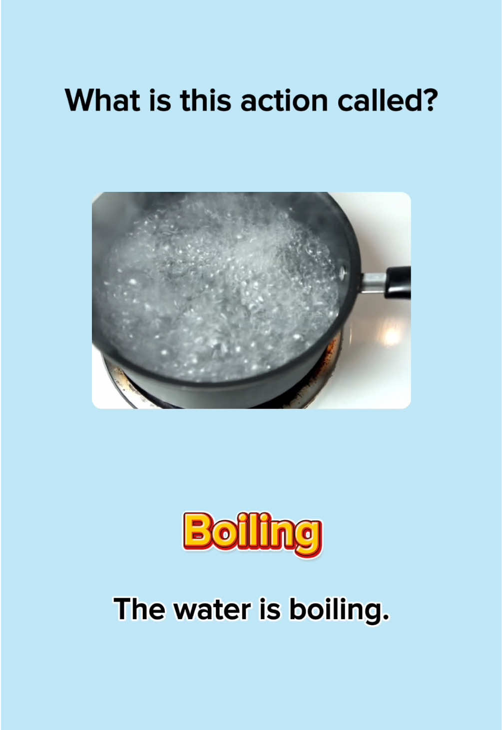 Learn Cooking Actions in English #learnenglish #englishlesson #englishvocabulary #cooking #EduTok 