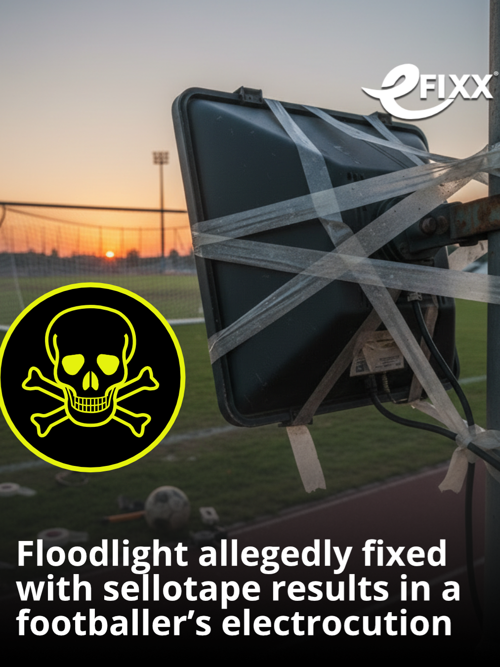 Footballer Electrocuted By Light ‘Fixed With Sellotape’ Catch all the stories, links, and product info from this episode - it’s all waiting for you in the show notes at 👉 https://www.efixx.co.uk/footballer-electrocuted-by-light-fixed-with-sellotape   Learn More about NightSearcher 👉 www.nightsearcher.co.uk/EFIXX   Learn More about Sungrow 👉 https://hub.efixx.co.uk/SungrowWebinar   ===============================================  Thanks to our premium partners:  Lewden Palazzoli 👉 http://hub.efixx.co.uk/lewden-enw  Doncaster Cables 👉 http://hub.efixx.co.uk/doncastercables-enw  CED Electrical Group 👉 https://hub.efixx.co.uk/CEDElecENW  #enw #electricians #electricalinstallation