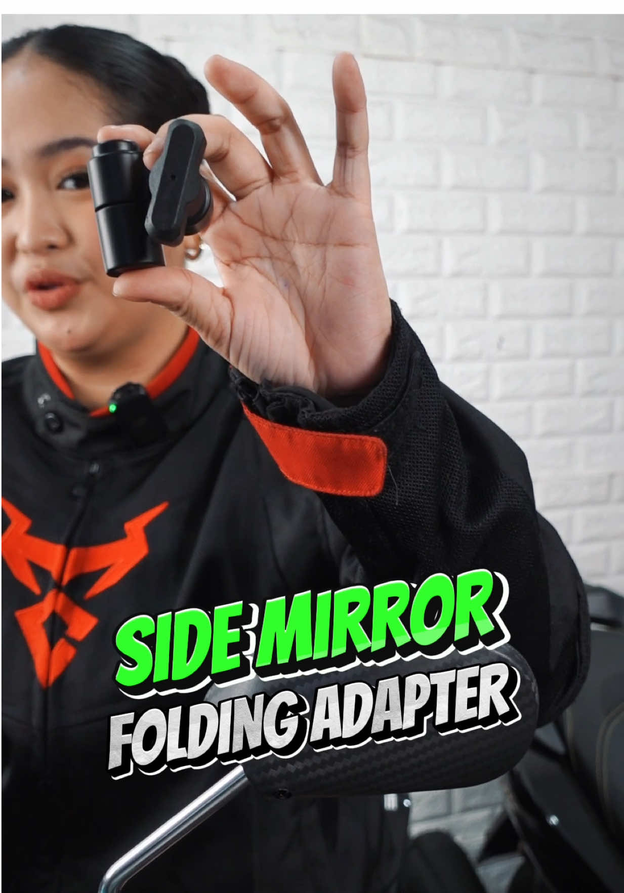 Keep your original side mirrors safe and untouched—no cutting, no damage. Side Mirror Folding Mechanism V2  #surfymotorcyclephilippines #Lifestyle #christmaspresaleslifestyle #motorcycleaccessories #sidemirrorfoldingmechanism 
